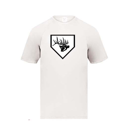 [2791.005.S-LOGO2] Youth Smooth Sport T-Shirt (Youth S, White, Logo 2)