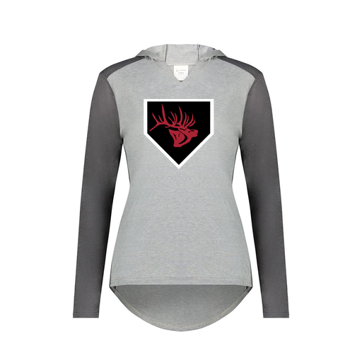 [6902.30V.XS-LOGO1] Ladies Vintage Hoodie (Female Adult XS, Gray, Logo 1)
