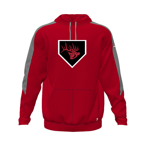[CUS-DFW-HOOD-FLC-LSL-RED-YXS-LOGO1] Hoodie (Youth XS, Red, Logo 1)