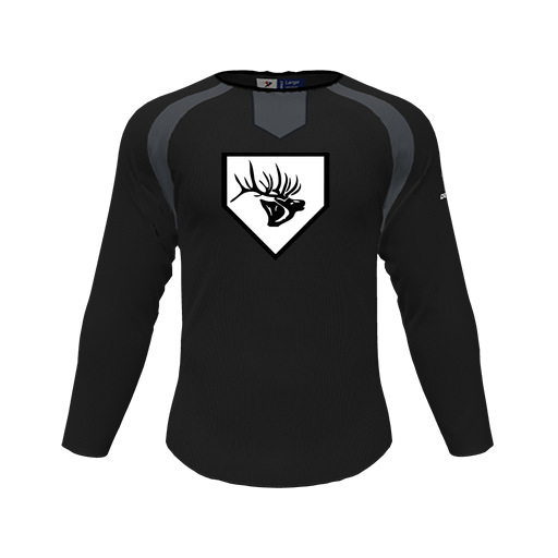 [CUS-DFW-PULL-FLC-CNK-LSL-BLK-YS-LOGO2] Pullover (Youth S, Black, Logo 2)