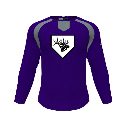 [CUS-DFW-PULL-FLC-CNK-LSL-PUR-YS-LOGO2] Pullover (Youth S, Purple, Logo 2)