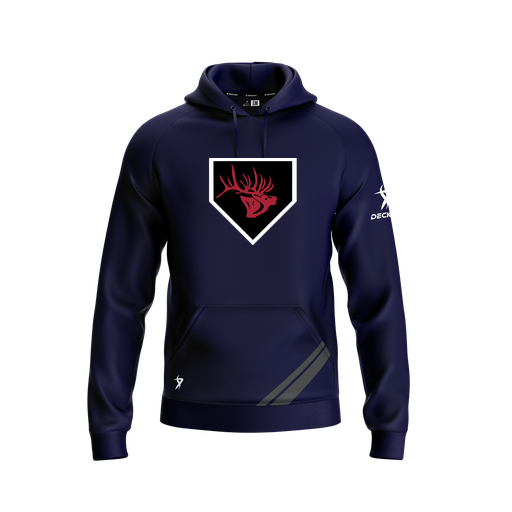 [FOLHSMNV-YXS-LOGO1] Decker Summit Hoodie (Youth XS, Navy, Logo 1)