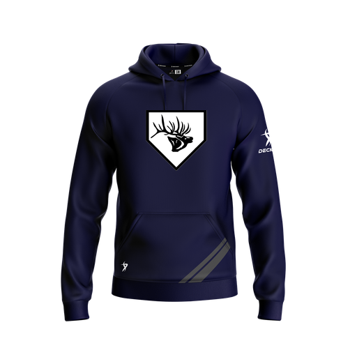 [FOLHSMNV-YXS-LOGO2] Decker Summit Hoodie (Youth XS, Navy, Logo 2)