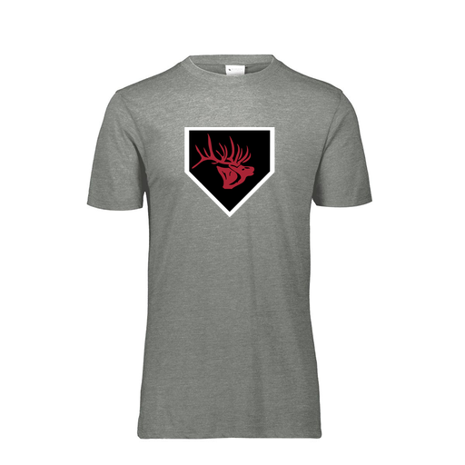 [FTSCUBGY-AS-LOGO1] Decker Men's Tri-Blend T-Shirt - Short Sleeve (Adult S, Gray, Logo 1)