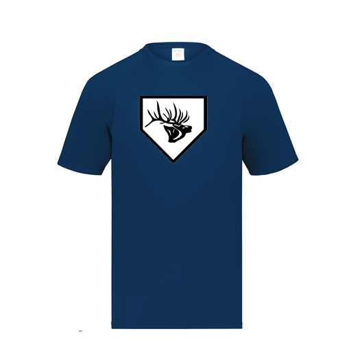 [2791.065.S-LOGO2] Youth Smooth Sport T-Shirt (Youth S, Navy, Logo 2)