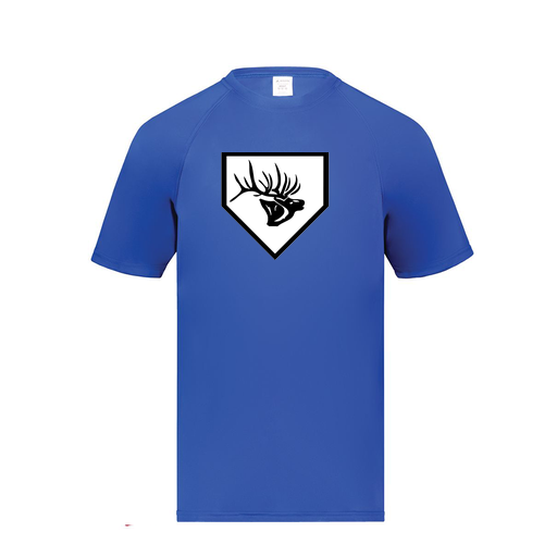 [2791.060.S-LOGO2] Youth Smooth Sport T-Shirt (Youth S, Royal, Logo 2)