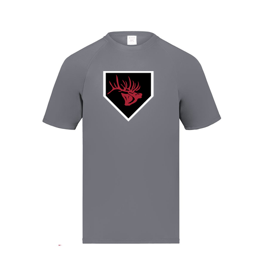 [2791.059.S-LOGO1] Youth Smooth Sport T-Shirt (Youth S, Gray, Logo 1)