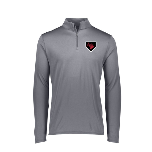 [FTLQFLGY-FAXS-LOGO1] Decker Women's Flex-Lite 1/4 Zip Shirt (Female Adult XS, Gray, Logo 1)