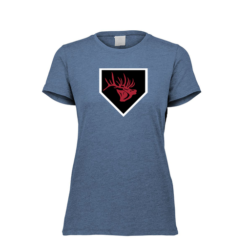 [FTSCUBNV-FAXS-LOGO1] Decker Women's Tri-Blend T-Shirt - Short Sleeve (Female Adult XS, Navy, Logo 1)