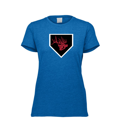 [FTSCUBRY-FAXS-LOGO1] Decker Women's Tri-Blend T-Shirt - Short Sleeve (Female Adult XS, Royal, Logo 1)