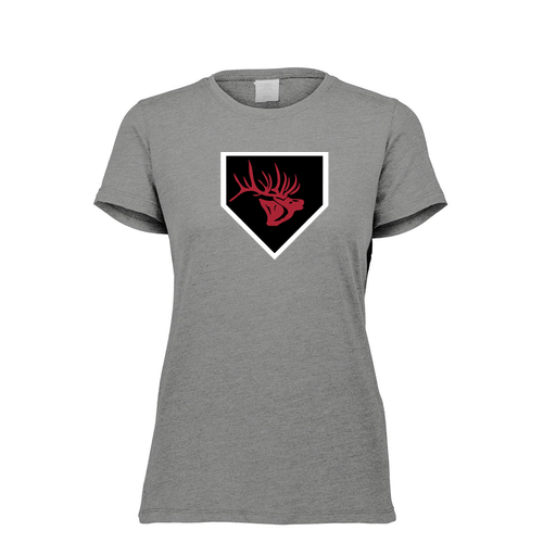 [FTSCUBGY-FAXS-LOGO1] Decker Women's Tri-Blend T-Shirt - Short Sleeve (Female Adult XS, Gray, Logo 1)