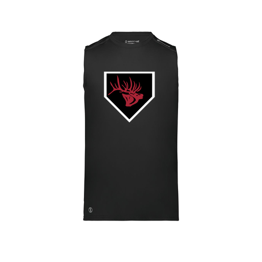 [222593.080.S-LOGO1] Men's CoolDry TankTop (Adult S, Black, Logo 1)