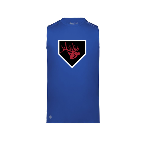 [222593.060.S-LOGO1] Men's CoolDry TankTop (Adult S, Royal, Logo 1)