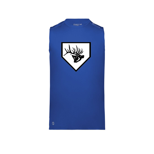 [222593.060.S-LOGO2] Men's CoolDry TankTop (Adult S, Royal, Logo 2)