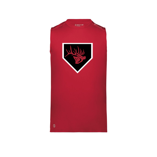 [222593.083.S-LOGO1] Men's CoolDry TankTop (Adult S, Red, Logo 1)