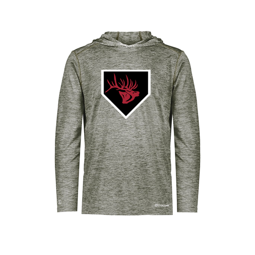 [FOLHCGGY-YS-LOGO1] Decker Youth Charge Hoodie (Youth S, Gray, Logo 1)