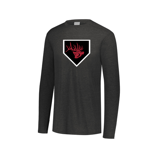 [FTLCUBBK-AXS-LOGO1] Decker Men's Tri-Blend T-Shirt - Long Sleeve (Adult XS, Black, Logo 1)