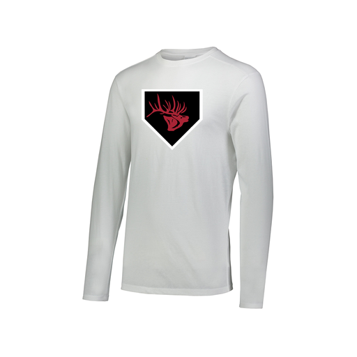 [FTLCUBWH-AXS-LOGO1] Decker Men's Tri-Blend T-Shirt - Long Sleeve (Adult XS, White, Logo 1)