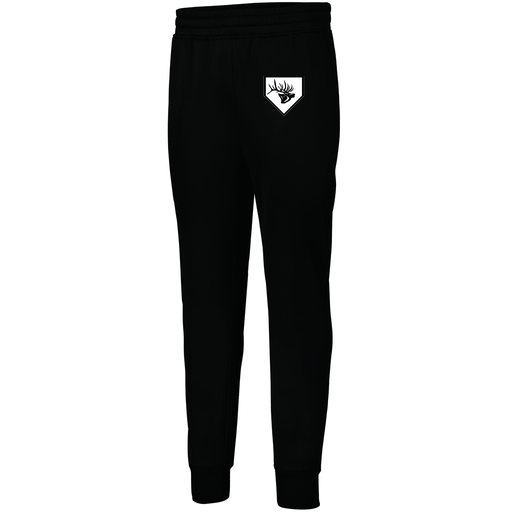 [5566.080.XS-LOGO2] Men's PERFORMANCE FLEECE JOGGER (Adult XS, Black, Logo 2)